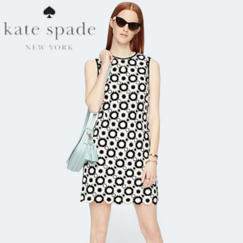 Kate Spade Guipure Lace Shift Dress - Picture 1 of 11